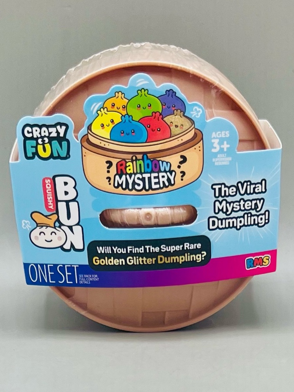 Crazy Fun Rainbow🌈 Mystery Dumpling Squishy Bun ~ Five and Below~ NEW